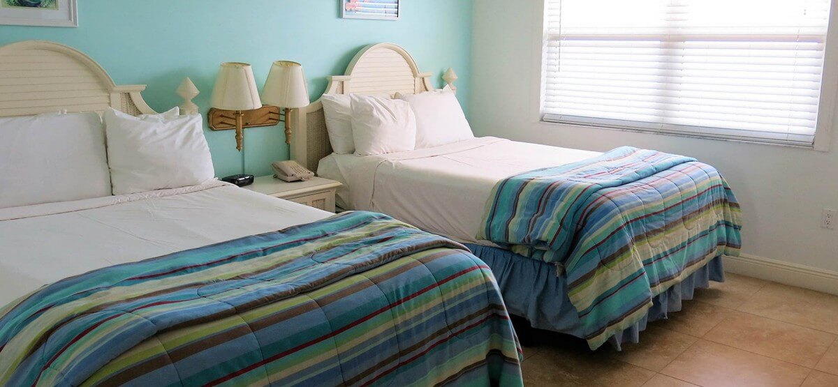 Two queen bedroom in the oceanfront beach villa