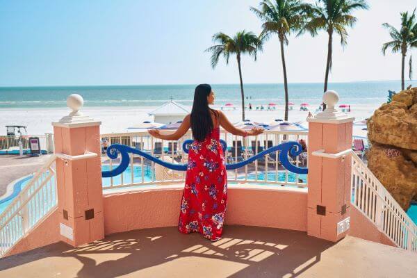 Overlooking the Octopool and Fort Myers Beach